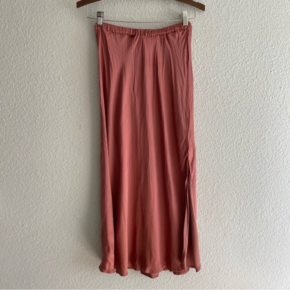 Young Fabulous & Broke Felicity Satin Midi Skirt - Picture 3 of 14